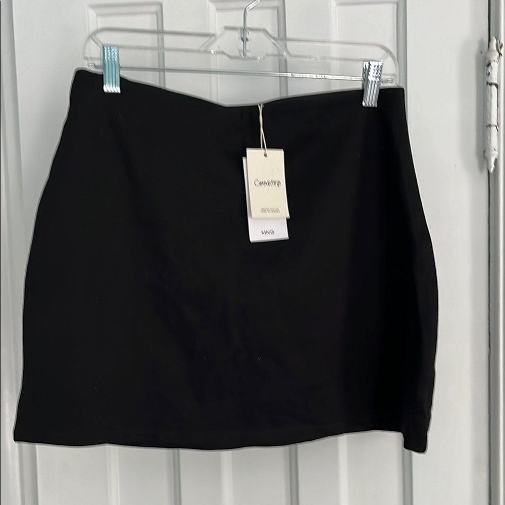 Mango Black Mini Pencil Skirt for Cocktail